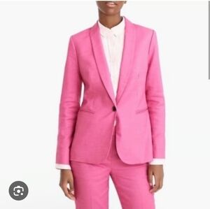 J. Crew Pink Women's Blazer Size 4